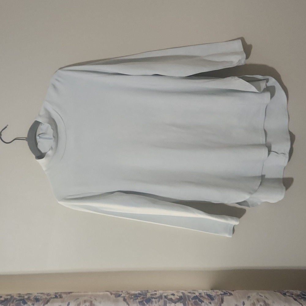 Chicos: long sleeve tunic: mock neck: Size 2(large): pale green